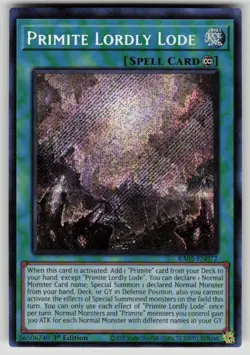 Primite Lordly Lode (Secret Rare) Rarity Collection 5 RA05-EN072 NM Yu-Gi-Oh - Image 1