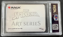 MTG Spider-man Art Series Card 49 : Green Goblin PSA9 - Image 3