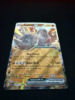 Regirock ex 107/217 Ascended Heroes Double Rare Holo Pokemon TCG Card NM - Image 3