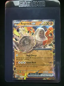 Regirock ex 107/217 Ascended Heroes Double Rare Holo Pokemon TCG Card NM - Image 5