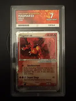 Pokemon Magmar Ex Holo - ACE 7 - Ruby & Sapphire #100 - Near Mint - Image 1