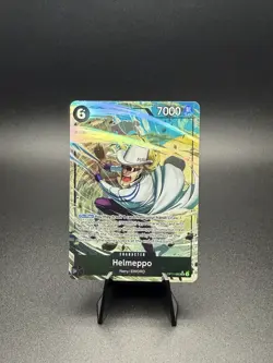 One Piece Helmeppo OP11-092 Super Rare Alternative Alt Art Eng TCG Card NM IC - Image 1