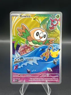 Pokemon TCG MEP Holo Promos - Rowlet (043) Litten (044) Popplio (045) 3 Cards - Image 2