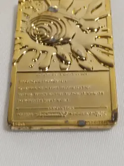 Vintage 1999 Nintendo 23K Gold Plated Pokemon Trading Card Mewtwo & Poliwhirl - Image 4