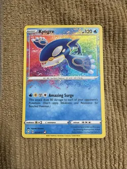 Kyogre 021/072 Amazing Rare Holo Shining Fates Pokemon Card NM - Image 1