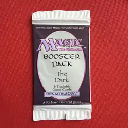 1994 Magic: The Gathering “THE DARK” Factory Sealed Booster Pack *Ships Free* 742818065047 - Image 1