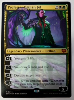 Professor Dellian Fel - Mythic - MTG Secrets of Strixhaven - 0214 NM - Image 1