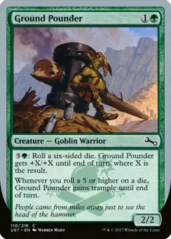 X 1 Ground Pounder NM-M Unstable 110 MTG Magic The Gathering - Image 1