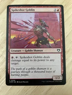 MTG Spikeshot Goblin Commander Masters #0256 Regular Common NM/M - Image 1