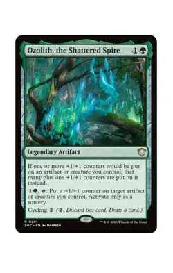 MTG Ozolith, the Shattered Spire R Commander: Secrets of Strixhaven SOC #281 - Image 1