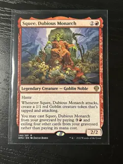 MTG Squee Dubious Monarch Dominaria United Regular Rare 146 - Image 1