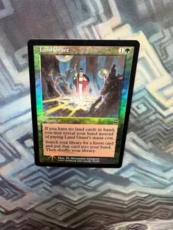MTG Foil Land Grant EX/LP+ Mercadian Masques - Image 3