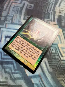 MTG Foil Land Grant EX/LP+ Mercadian Masques - Image 4