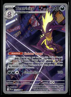 Toxtricity 103/094 Illustration Rare Phantasmal Flames Pokemon NM/M - Image 1