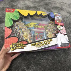 Pokemon Ascended Heroes Premium Poster Collection Mega GARDEVOIR EX SEALED✅ - Image 1