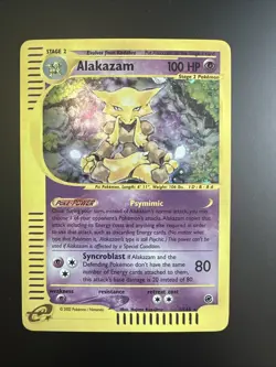 Pokemon Alakazam Holo 1/165 Expedition Near Mint Clean - Image 1
