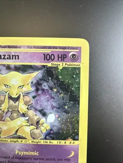 Pokemon Alakazam Holo 1/165 Expedition Near Mint Clean - Image 3