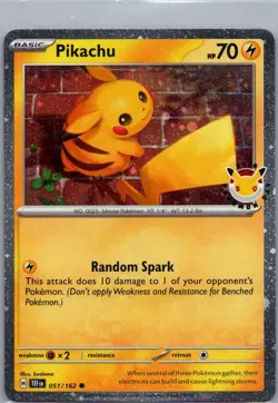 Pikachu (Pokemon Day 2026) 051/162 Holo Common - Image 1
