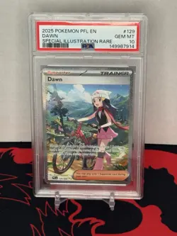 Pokemon Dawn 129/094 Me02: Phantasmal Flames Illustration Rare Holo PSA 10 - Image 1