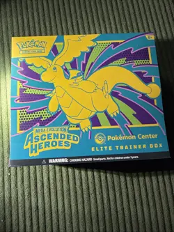 Pokemon TCG Mega Evolution Ascended Heroes Pokemon Center Elite Trainer Box New - Image 1