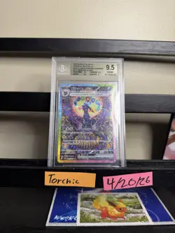2024 Pokemon Terastal Festival Umbreon EX SAR 217/187 SV8a BGS 9.5 - Image 1