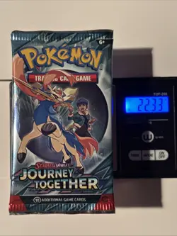 22.32/33g Pokemon TCG Journey Together Booster Pack Factory Sealed - Image 1