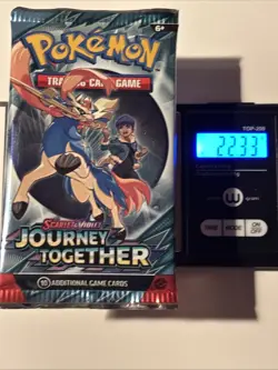 22.32/33g Pokemon TCG Journey Together Booster Pack Factory Sealed - Image 3