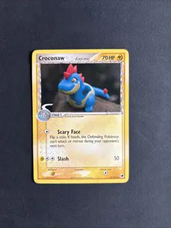 Pokemon TCG Croconaw (Delta Species) EX Dragon Frontiers 27/101 Regular Uncommon - Image 1