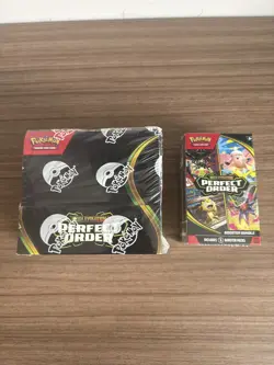 Bundle! Pokemon Mega Evolution Perfect Order Booster Box and Bundle Set Sealed - Image 1
