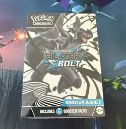 Pokemon Scarlet & Violet Black Bolt Booster Bundle Box with 6 Packs - Image 1