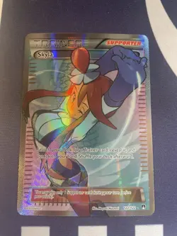 Pokemon TCG Skyla Full Art 122/122 Breakpoint Ultra Rare Holo – Near Mint - Image 1