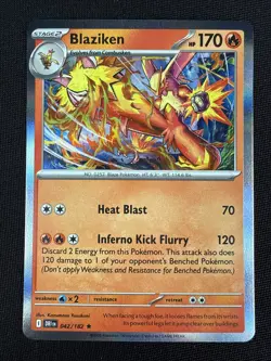 Blaziken Pokemon Destined Rivals Rare Holo 042/182 - Image 1