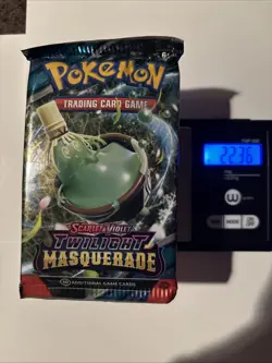 22.35/36g Pokemon TCG Twilight Masquerade Booster Pack (FACTORY SEALED) - Image 1