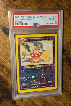 Pokemon 2001 WOTC 🌴 Southern Islands Slowking Holo Promo #14 🐚 PSA 8 NM MT 🌊 - Image 2