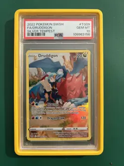 Pokemon Silver Tempest Druddigon TG09 PSA 10 Gem Mint - Image 1