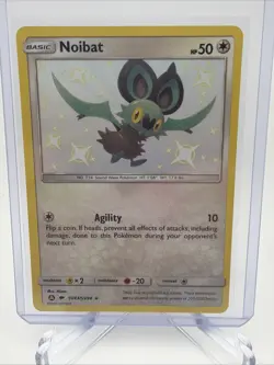 Pokemon Noibat Holo Hidden Fates: Shiny Vault SV43/SV94 Near Mint NM Holo Rare - Image 1
