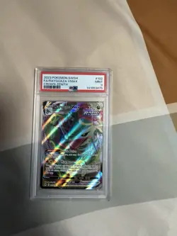 2023 PSA 9 RAYQUAZA VMAX 102/159 FULL ART CROWN ZENITH POKEMON TCG Mint - Image 2