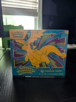 ASCENDED HEROS POKEMON CENTER ETB SEALED - Image 1