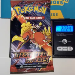 22.23/24g Pokemon TCG Destined Rivals Booster Pack (FACTORY SEALED) - Image 1