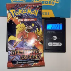 22.23/24g Pokemon TCG Destined Rivals Booster Pack (FACTORY SEALED) - Image 4