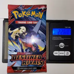 22.67/68g Pokemon TCG Destined Rivals Booster Pack (FACTORY SEALED) - Image 3
