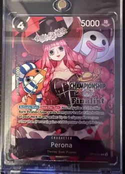 2025 ONE PIECE EN CS 25-26 PERONA CHAMPIONSHIP OP10-092 FINALIST - Image 1