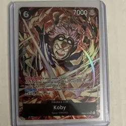 Bandai One Piece Koby EB04-044 ALT ART FOIL ENGLISH - Image 1
