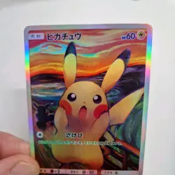 Pokemon Munch Scream Art Card Holographic Full Art Promo Display Piece - Image 2