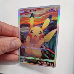 Pokemon Munch Scream Art Card Holographic Full Art Promo Display Piece - Image 4