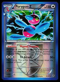 Pokemon Card - Porygon-Z Plasma Blast 74/101 Reverse Holo - Image 1