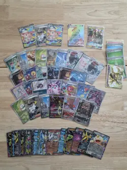 Pokemon Card Lot Of 70 Cards Full Art To Ex - Image 1