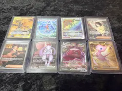 Pokemon TCG Holo Foil Lot Art Cards - Mew - Gengar - 8 Cards - Image 1
