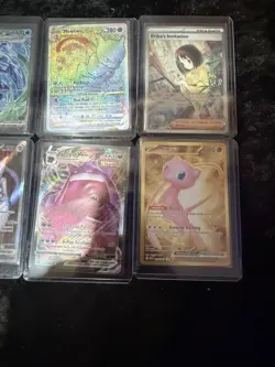 Pokemon TCG Holo Foil Lot Art Cards - Mew - Gengar - 8 Cards - Image 2