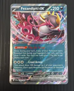 Fezandipiti EX Shrouded Fable Double Rare Card Near Mint Condition - Image 1